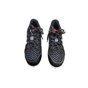 Under Armour Kids Black White Molded Baseball Cleats Size 13